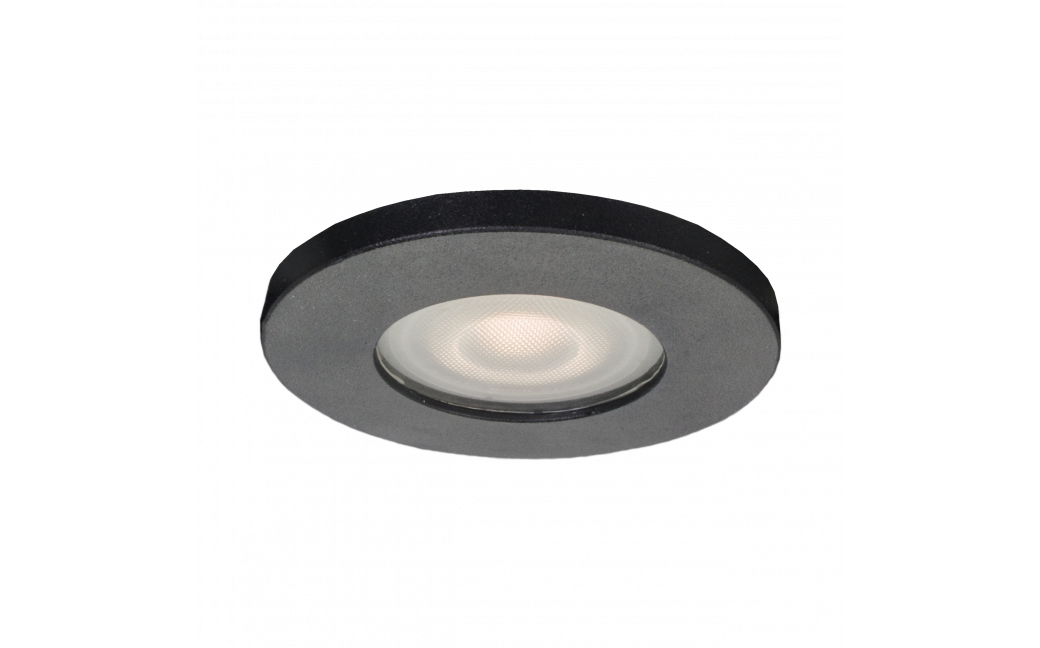 Light Prestige Lagos oczko podtynkowe okrągłe czarne IP65 GU10 czarny LP-440/1RS BK
