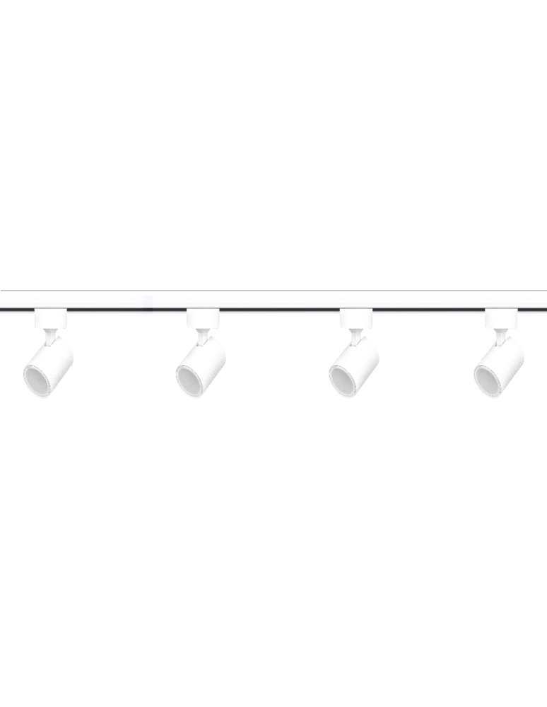 Ready-made rail kits - Light Prestige Snow SET 1F white GU10 white LP-737 WH SET - product kolory-swiatla.pl 2