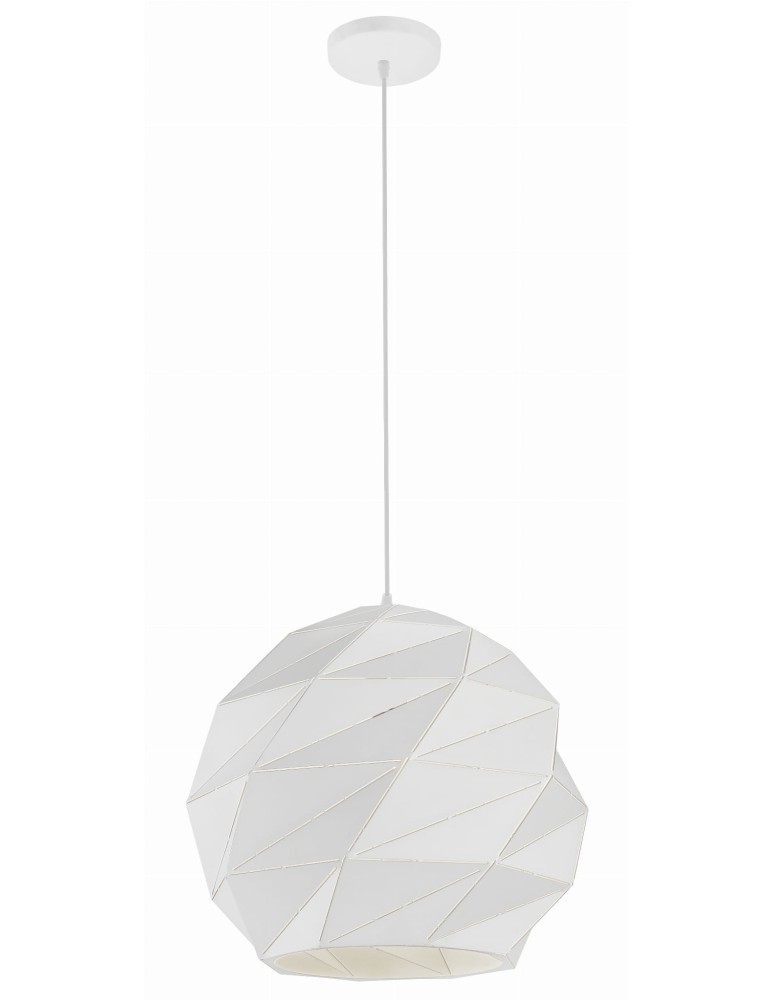 Pendant lamps - Light Prestige Reus pendant sphere small white E27 white LP-8069/1P S WH - product kolory-swiatla.pl 1