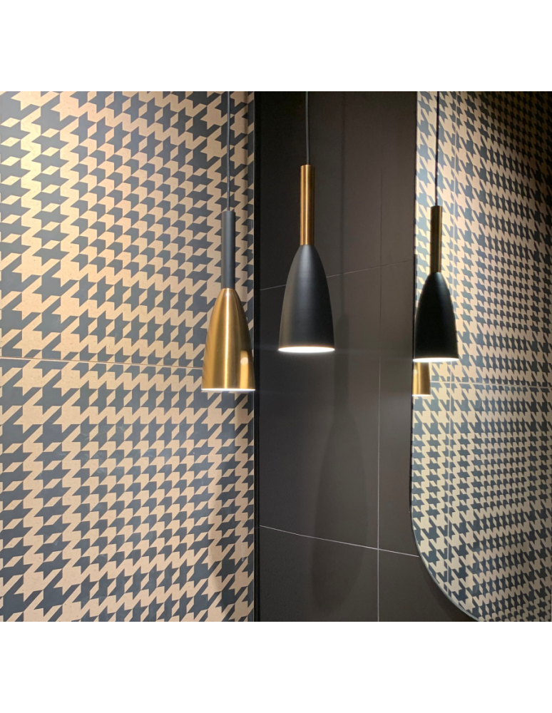 Pendant lamps - Light Prestige Solin pendant black/gold E27 black/gold LP-181/1P BK/GD - product kolory-swiatla.pl 3