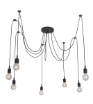 Pendant lamps - Light Prestige Soleto 7 pendant E27 black LP-90082/7P - product 1