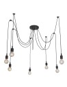 Light Prestige Soleto 7 wisząca E27 czarny LP-90082/7P