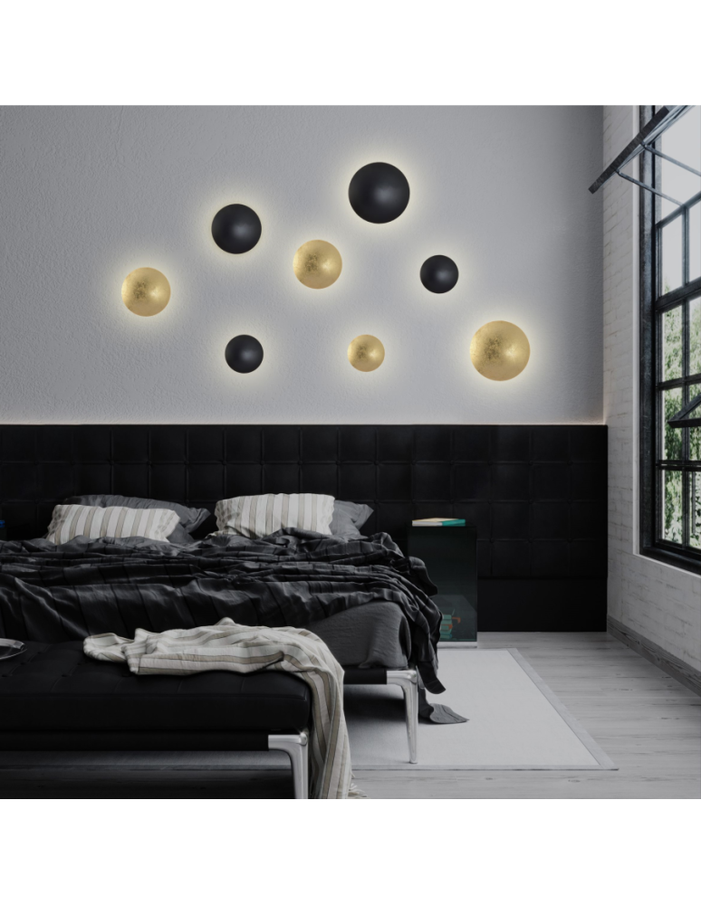 Modern wall lamps - Light Prestige Platillo small gold LED plafond LP-8102/1C-6W GD. - product kolory-swiatla.pl 4