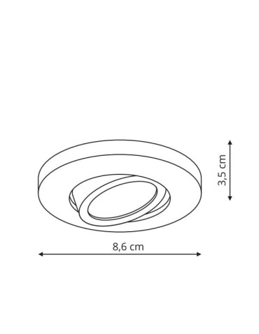 Light Prestige Lagos moving eyelet white IP65 GU10 white LP-4425/1RM WH - product 2