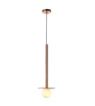 Pendant lamps rose gold - Light Prestige Bolita large pendant pink gold G9 pink gold LP-048/1PL GR - product 1