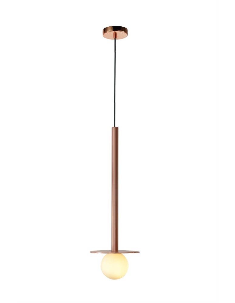 Pendant lamps rose gold - Light Prestige Bolita large pendant pink gold G9 pink gold LP-048/1PL GR - product kolory-swiatla.pl 1