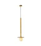 Pendant lamps - Light Prestige Bolita large gold pendant G9 gold LP-048/1PL GD - product 1