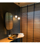 Pendant lamps - Light Prestige Bolita small pendant G9 gold LP-048/1PS GD - product 3