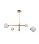 Pendant lamps spheres - Light Prestige Dorado 4 pendant G9 gold LP-002/4P - product 1