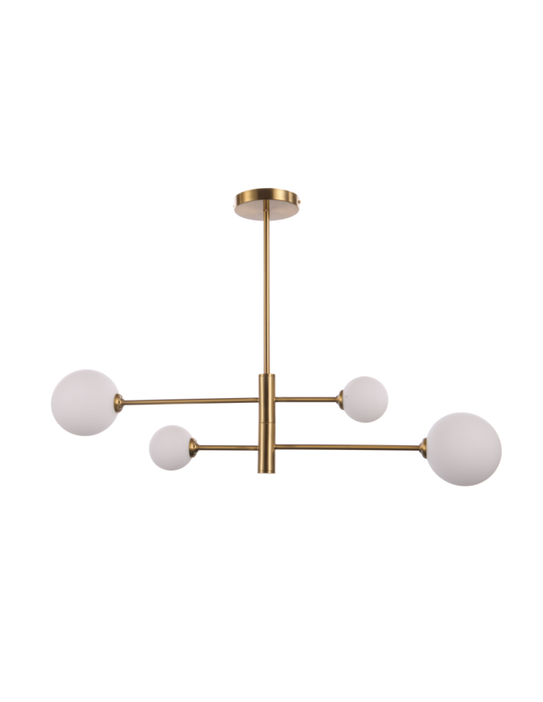 Pendant lamps spheres - Light Prestige Dorado 4 pendant G9 gold LP-002/4P - product kolory-swiatla.pl 1