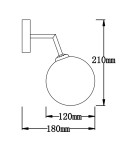 Wall lamps - Light Prestige Dorado wall lamp G9 gold LP-002/1W - product 2
