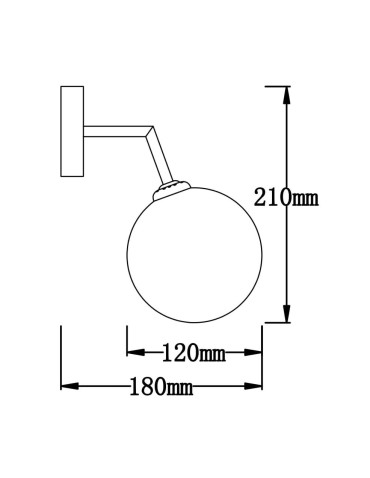 Light Prestige Dorado wall lamp G9 gold LP-002/1W - product 2