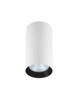 Light Prestige Manacor white eyelet with black ring 13 cm GU10 white LP-2323/1D - 130 WH/BK