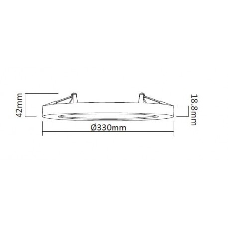 Light Prestige York plafon 2 w 1 3000K biały LED biały LP-330/1C 3WH