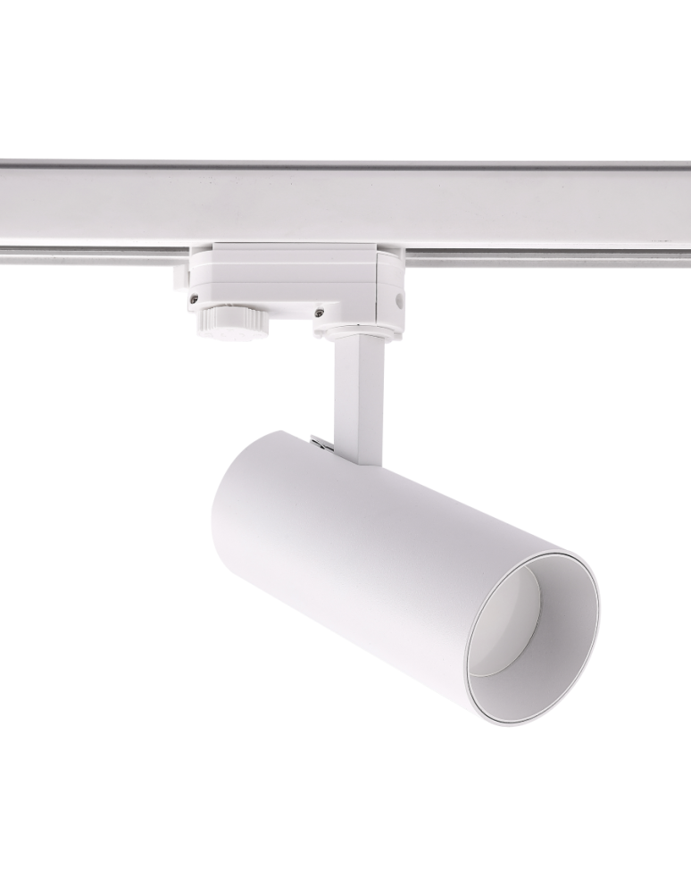 Lamps for 3-phase busbars - Light Prestige Ice spotlight for busbar 3F white GU10 white LP-732/1R 4W WH - product kolory-swiatla.pl 1