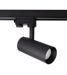 Lamps for 3-phase busbars - Light Prestige Ice spotlight for busbar 3F black GU10 black LP-732/1R 4W BK - product 1