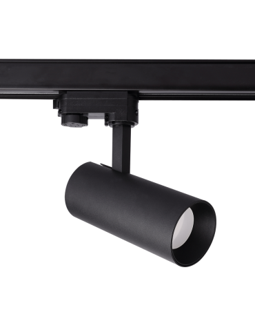 Light Prestige Ice spotlight for busbar 3F black GU10 black LP-732/1R 4W BK