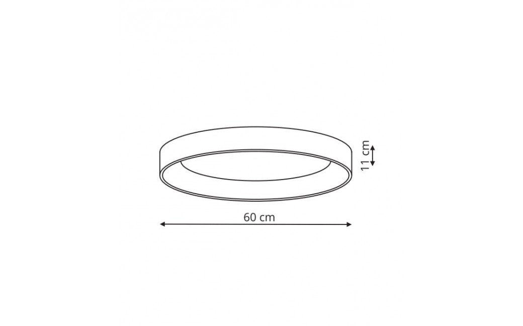 Light Prestige Georgia plafon bały LED biały LP-049/1C WH