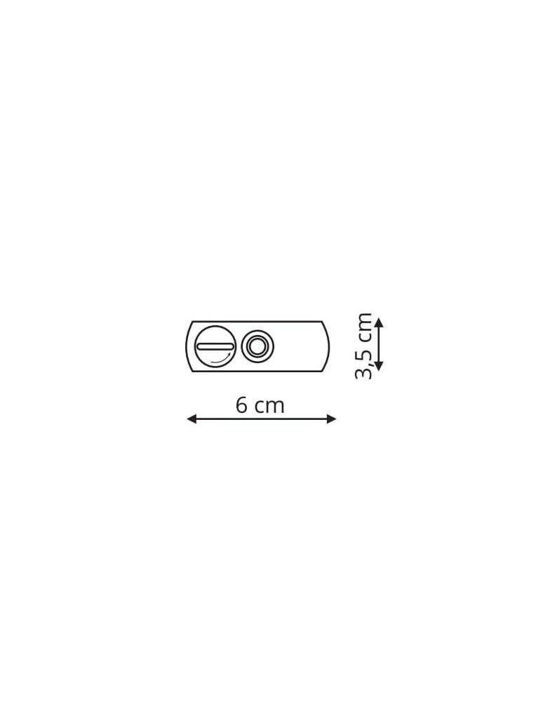 Accessories for 1 phase busbars - Light Prestige Adapter for pendant lights for busbars 1F white white LP-A340S WH - product kolory-swiatla.pl 3