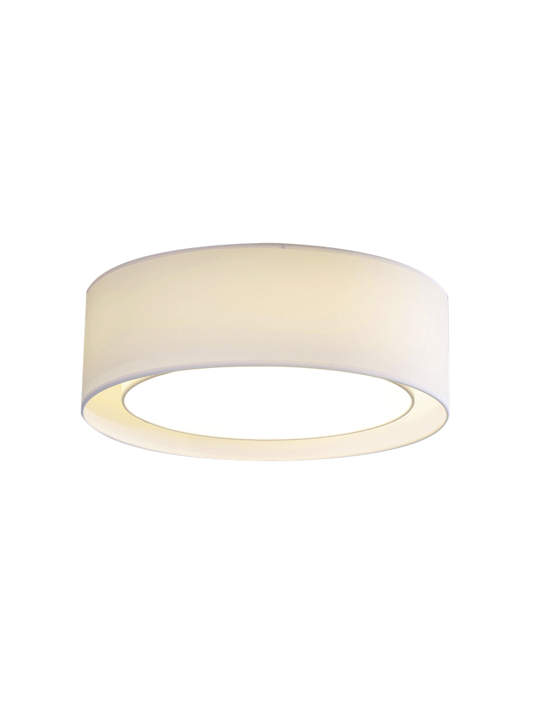 Ceiling lamps with lampshade - Azzardo MILO XL WHITE 4xE27 White Ceiling Light AZ3330 - product kolory-swiatla.pl 1