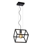 Lampy wiszące - Lucide FABIAN Wisząca Czarny 1xE27 Styl Nowoczesny 00425/01/30 - produkt 1