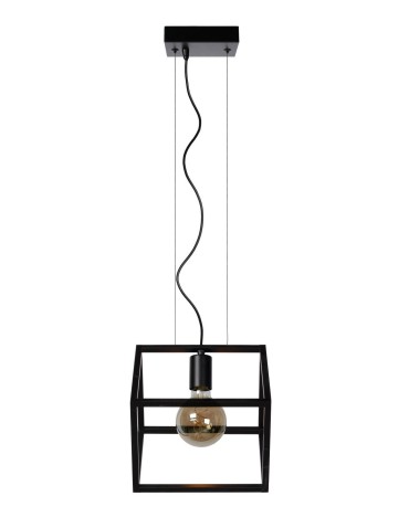 Lucide FABIAN Pendant Black 1xE27 Modern Style 00425/01/30 - product 2