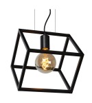 Lampy wiszące - Lucide FABIAN Wisząca Czarny 1xE27 Styl Nowoczesny 00425/01/30 - produkt 5