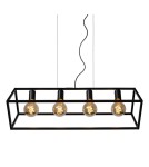 Lampy wiszące - Lucide FABIAN Wisząca Czarny 4xE27 Styl Nowoczesny 00425/04/30 - produkt 6