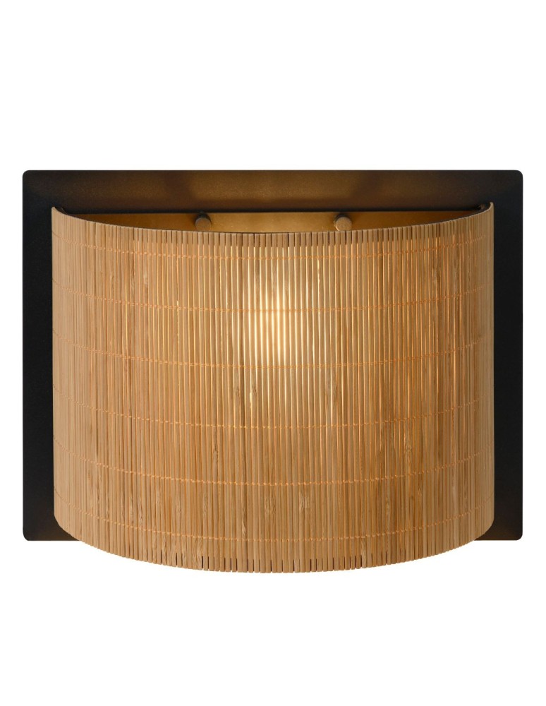 Boho wall lamps - Lucide MAGIUS Wall Light Wood 1xE27 Scandinavian Style 03229/01/30 - product kolory-swiatla.pl 3