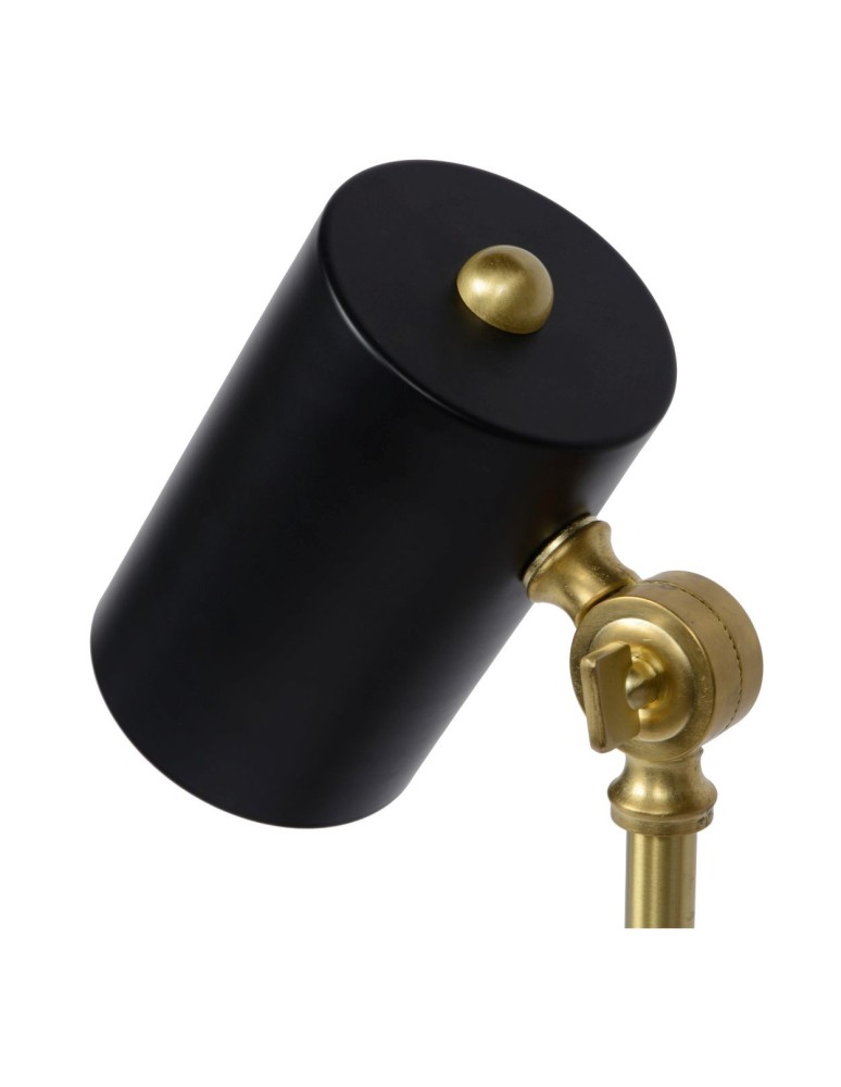 Lucide BRANDON Biurkowa Czarny 1xE14 Styl Retro 03530/01/30