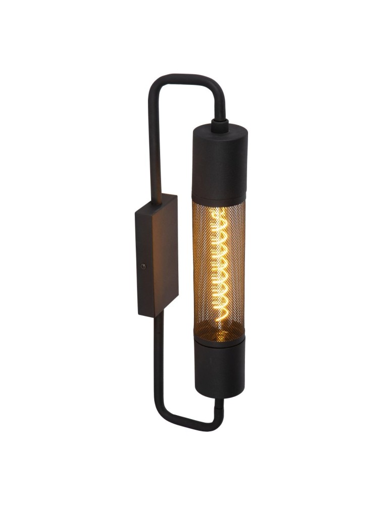 Kinkiety loftowe - industrialne - Lucide CALIXT Ścienna Czarny 1xE27 Styl Nowoczesny 05233/01/30 - produkt kolory-swiatla.pl 4