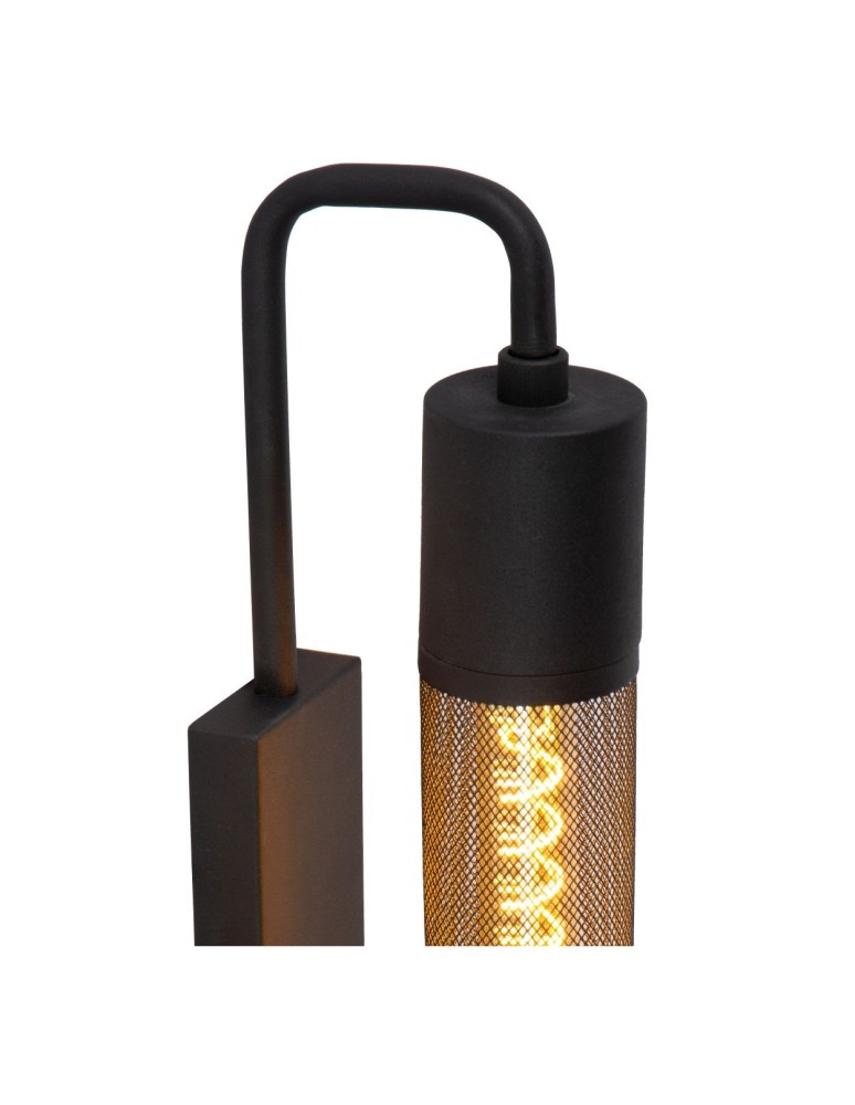 Kinkiety loftowe - industrialne - Lucide CALIXT Ścienna Czarny 1xE27 Styl Nowoczesny 05233/01/30 - produkt kolory-swiatla.pl 5