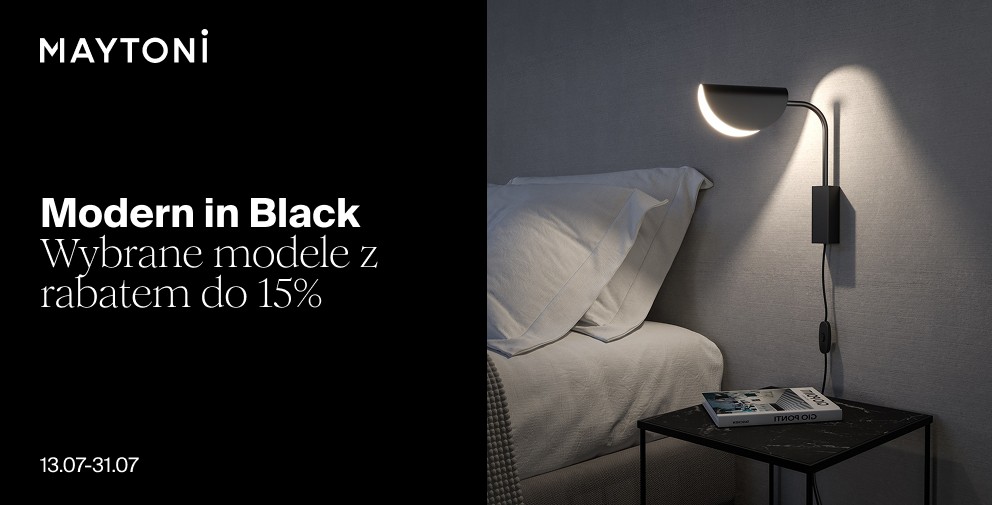 Maytoni lamps in black on sale