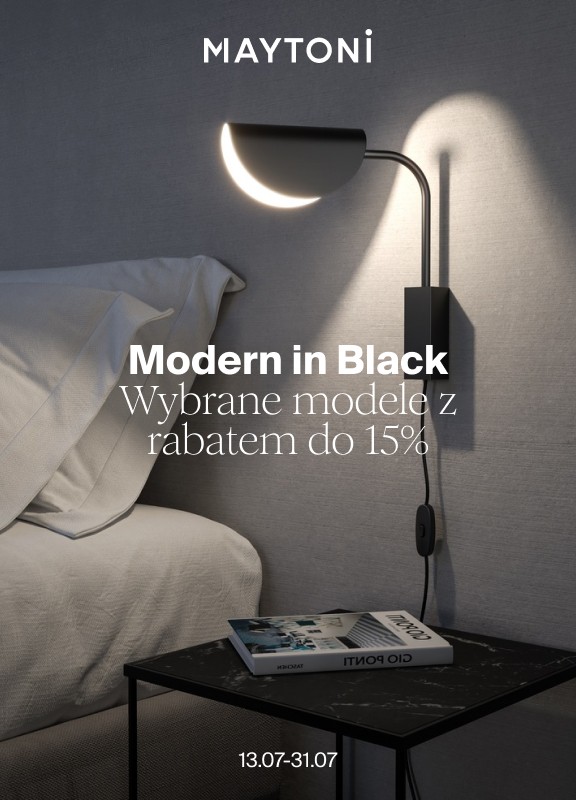 Maytoni lamps in black on sale