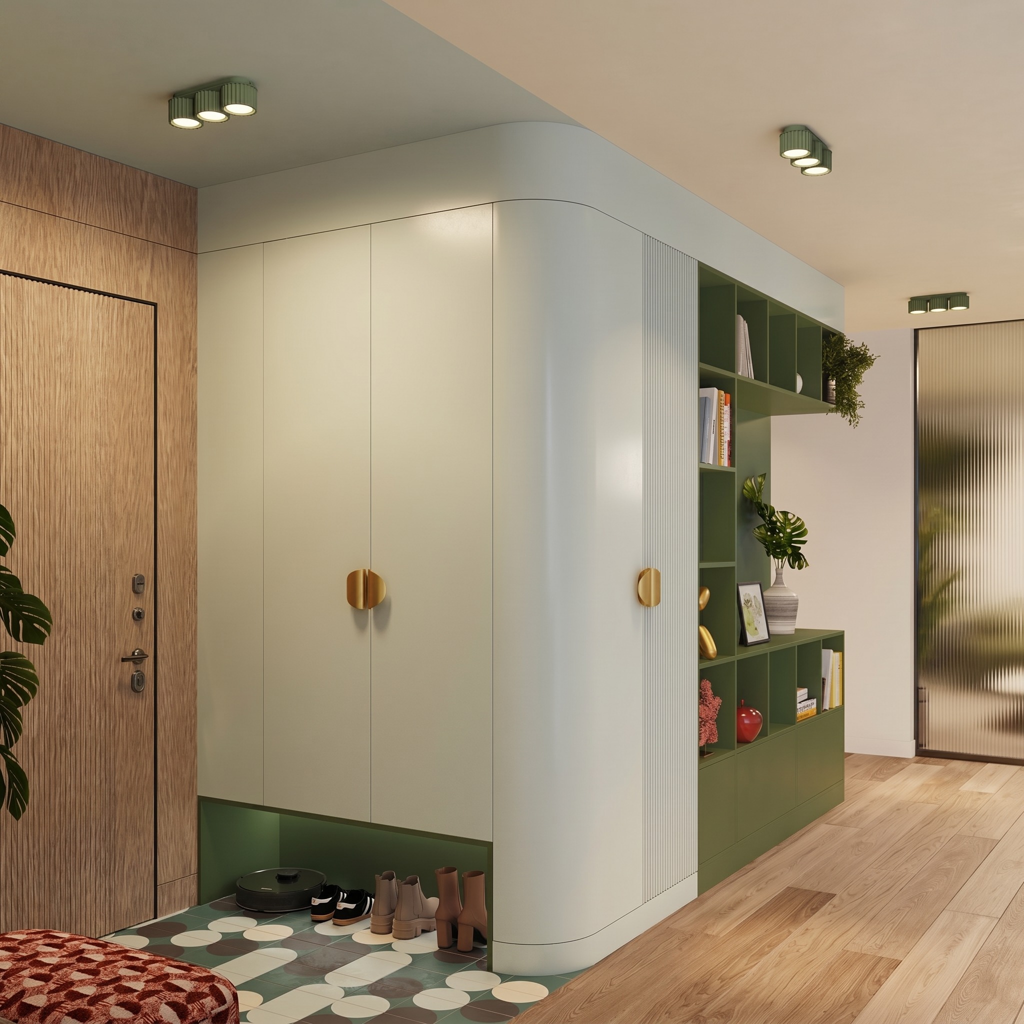 Colorful lamps in interiors Colorful lamps are becoming an increasingly popular choice in modern interiors